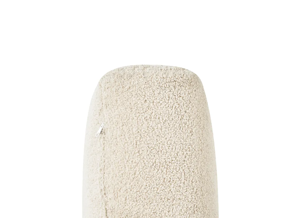 Schlafsofa 3-Sitzer KVAM mit Stauraum Bouclé Cremeweiß_1021877