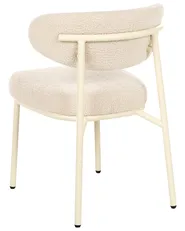 Esszimmerstuhl 2er Set UNITY Bouclé Hellbeige_1039832