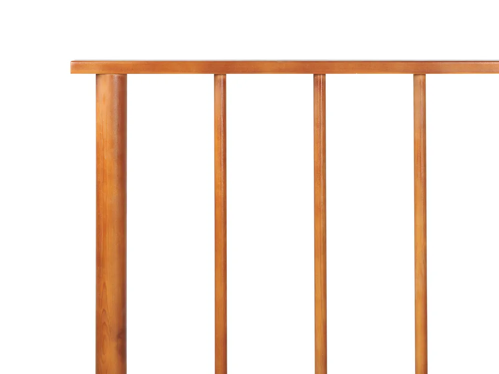 Bed Pine Wood BARRET 160 x 200 cm (EU King Size) Brown_875154