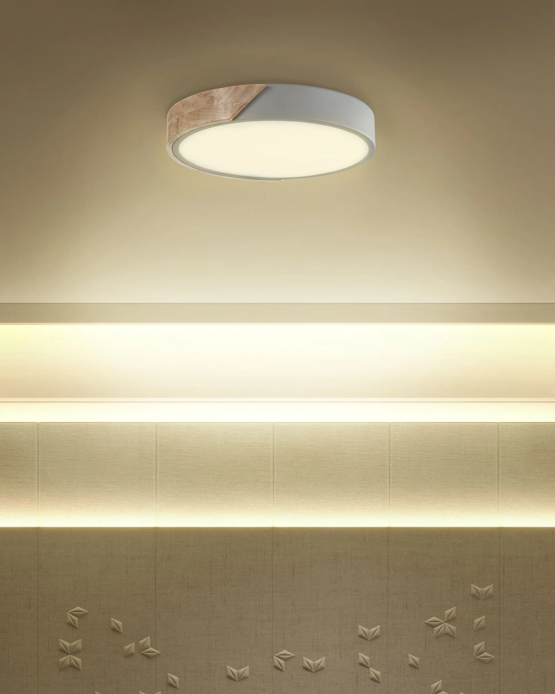 LED Deckenlampe PATTANI Metall Grau_824742
