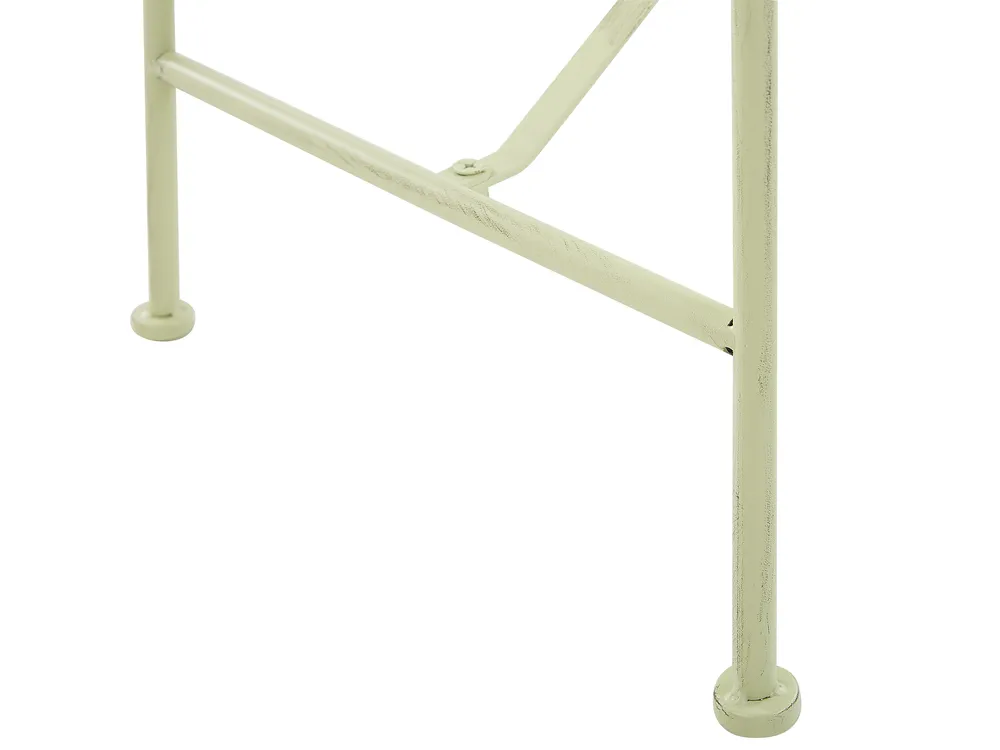 Gartenbank MILAZZO 130 cm Metall Hellgrün_825350