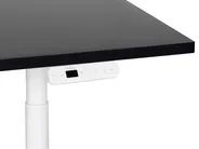 Schreibtisch elektrisch höhenverstellbar DESTINAS 180 cm 80 cm Schwarz / Weiß_899623