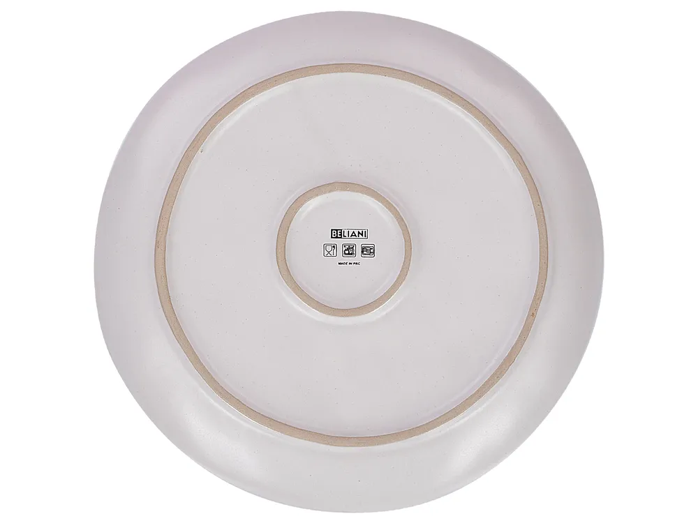 Set of 16 Dinnerware SESAME Stoneware Light Grey_863134