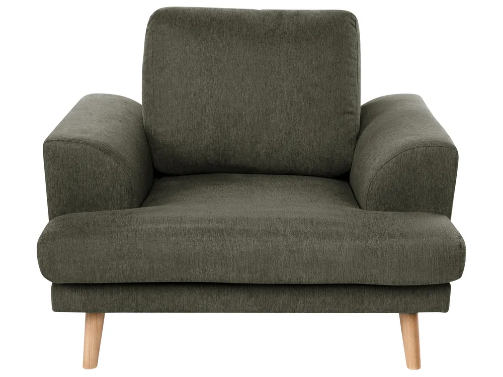 Living Room Set 4 Seater KILDAL Fabric Green_1058851