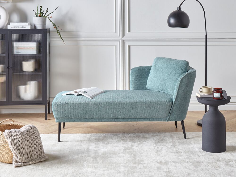 Rechtsseitige Chaiselongue ARTHEZE Stoff Blau
