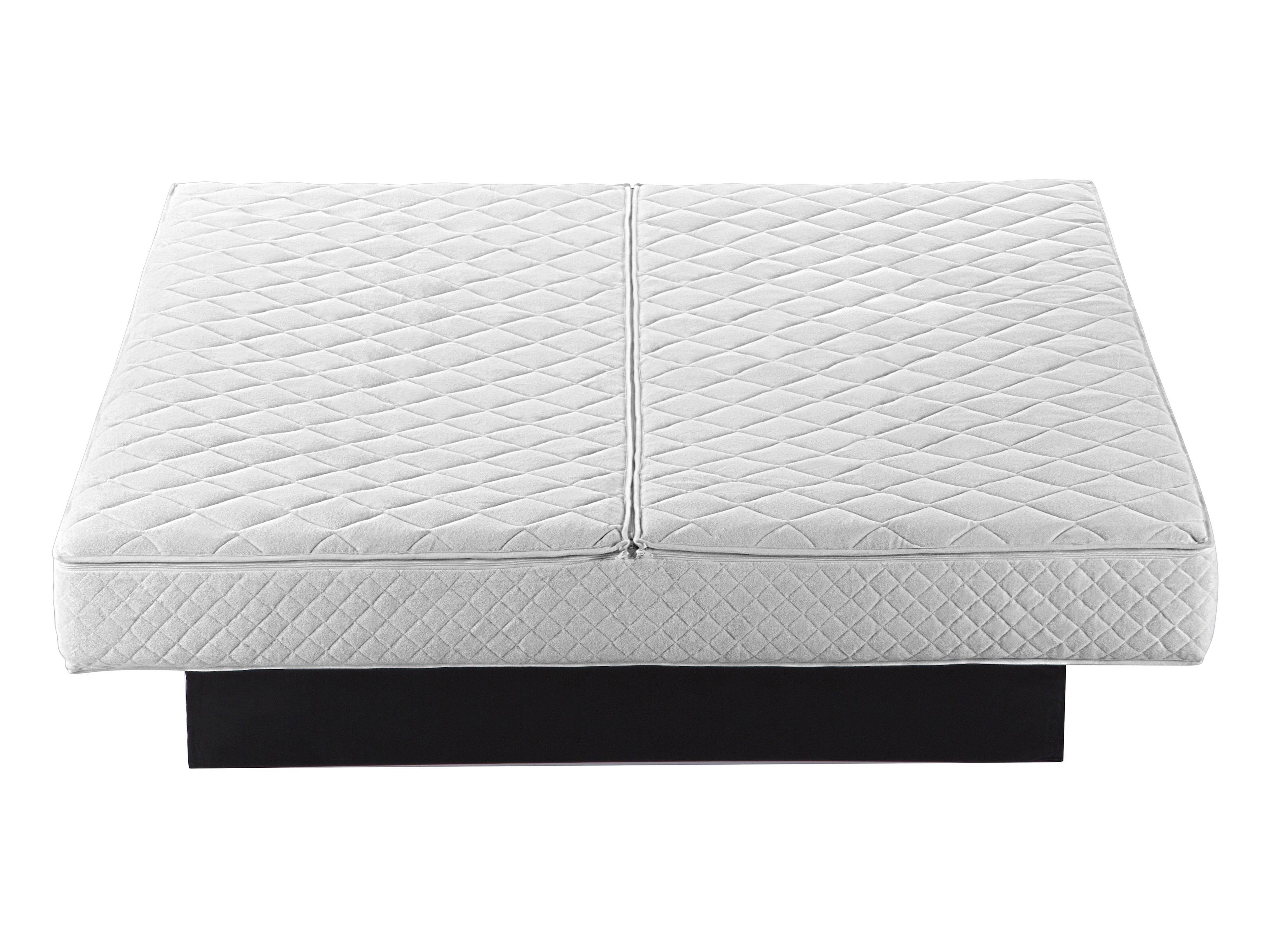 Vodeni krevet Tkanina ALBI 140 x 200 cm Sivi_966399