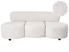Sofa 3-Sitzer BLAVAND Bouclé Cremeweiß