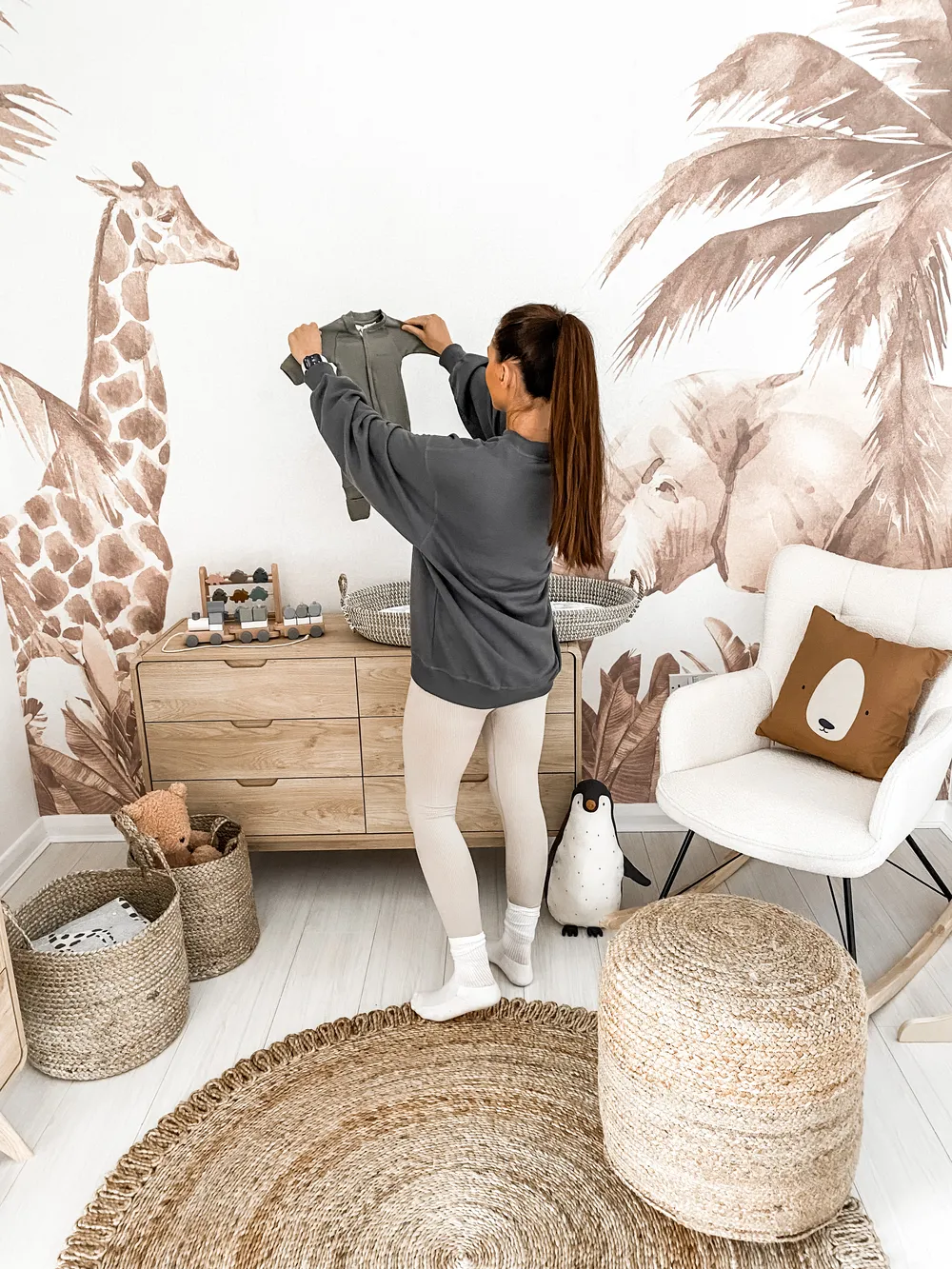 Teppich ERENCE Beige ø 140 cm_831010