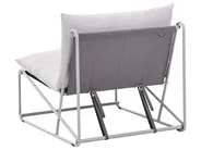 Gartensofa Set 3-Sitzer PICO Metall Grau_1012775