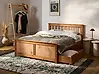 Bett mit 2 Schubladen OLENDON Kiefernholz Braun 120 x 200 cm