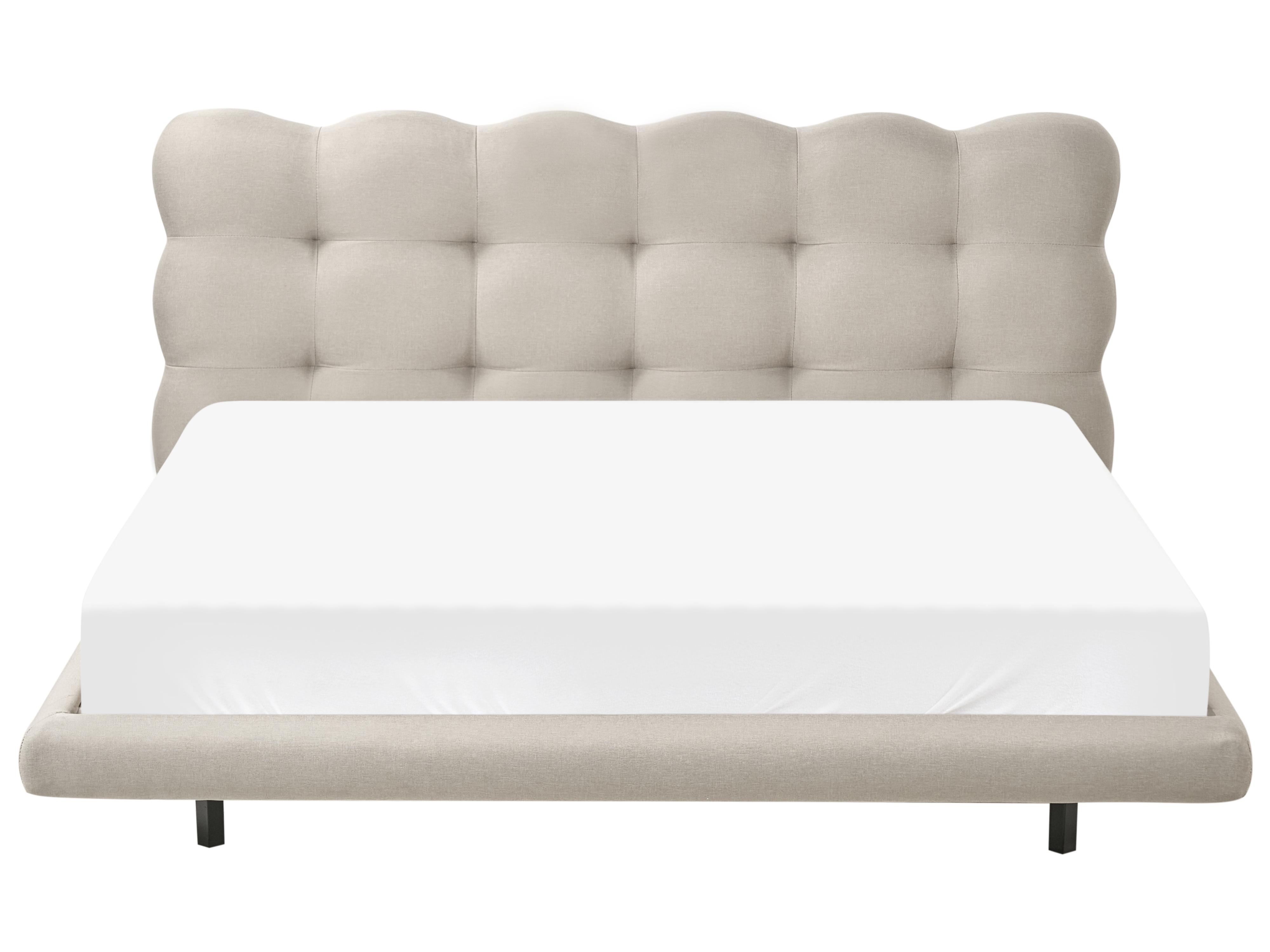 Bed Fabric SOULISSE 160 x 200 cm (EU King Size) Beige_994483