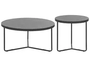 Couchtisch 2er Set MELODY Grauer Betoneffekt_822559