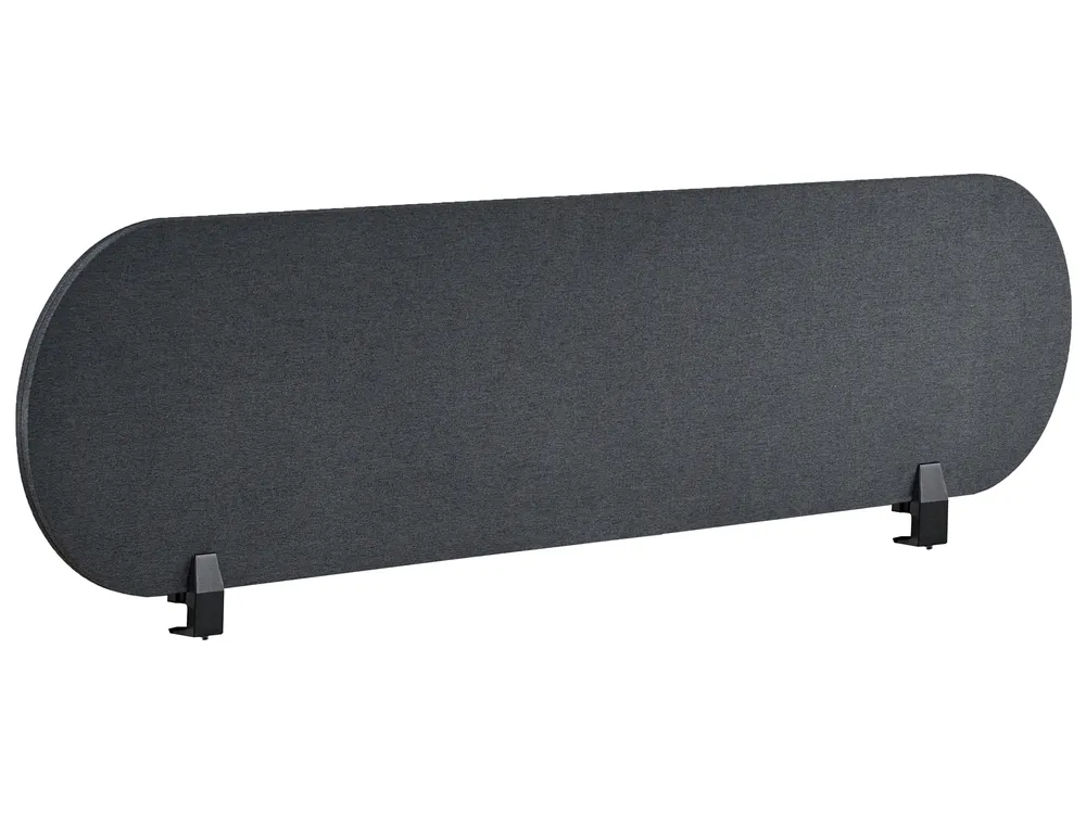 Schreibtischtrennwand SPARKY 160 x 40 cm Dunkelgrau