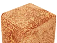 Pouffe SANAWAN Viscose Golden Brown_879373