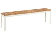Gartenbänke 2er Set GIOVINAZZO 32 cm Akazienholz Braun_1124934