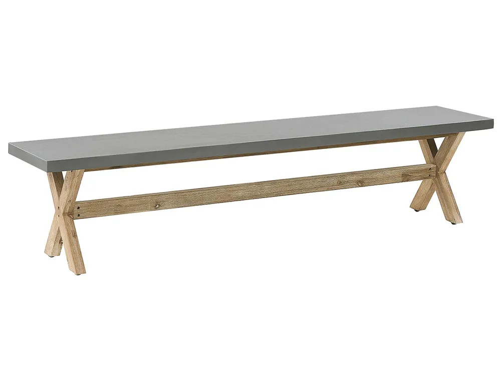 Gartenbank OLBIA 200 cm Beton Grau