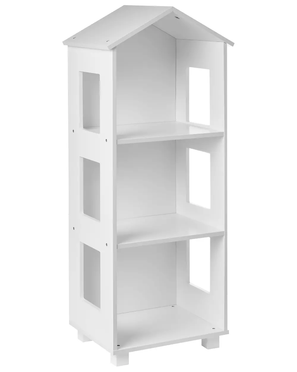 Kinder-Bücherregal weiß 3 Fächer GLENORIE