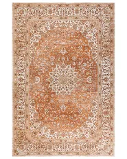 Rug HAYA Orange 200 x 300 cm Cotton_852218