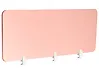 Schreibtischtrennwand SPLIT 180 x 50 cm Pfirsichrosa