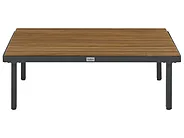 Garden Coffee Table FIVIZZANO 70 cm 90 cm Acacia Wood Dark Grey_1150987