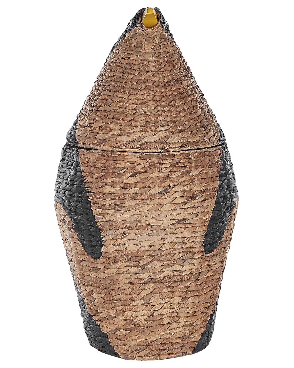 Kinder Aufbewahrungskorb Pinguin HADZABE Geflecht Naturfarben_838094