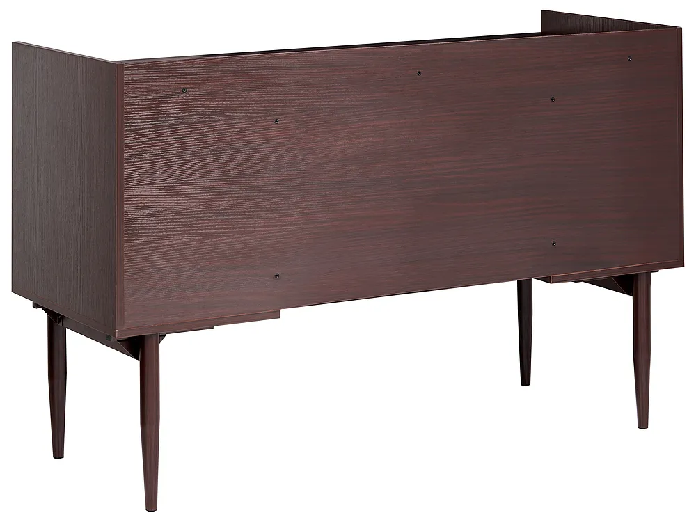 Delovna miza RATANA 130 cm x 50 cm Temno rjava barva_1191713