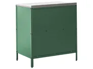 2 Piece Outdoor Kitchen Set with Sink VILAMA Green Metal_974248