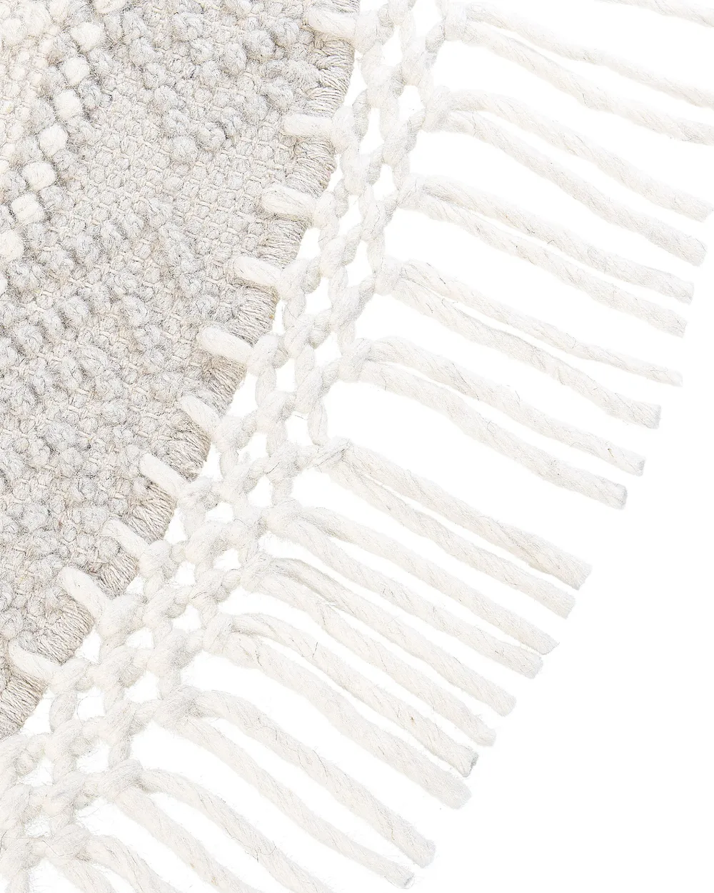 Rug BALTALAR Beige ø 140 cm Wool_856542