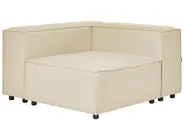 Corner Seat APRICA Faux Linen Beige_860289