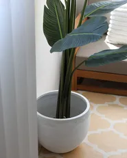 Blumenkübel ZAKROS 38 cm Weiß_1006204