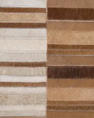 Rug YAGDA Beige 140 x 200 cm Leather_743503