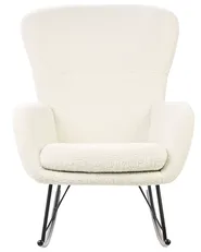 Schaukelsessel ANASET Bouclé Hellbeige_855449