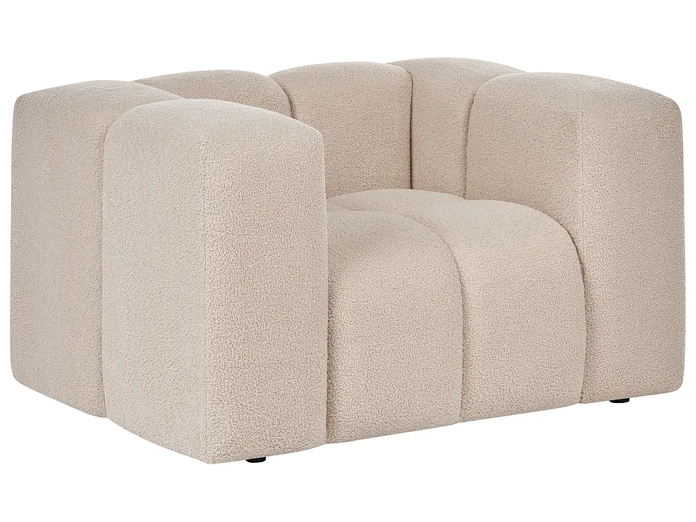 Bankenset 5-zits ANTOLA Bouclé Beige_1161585