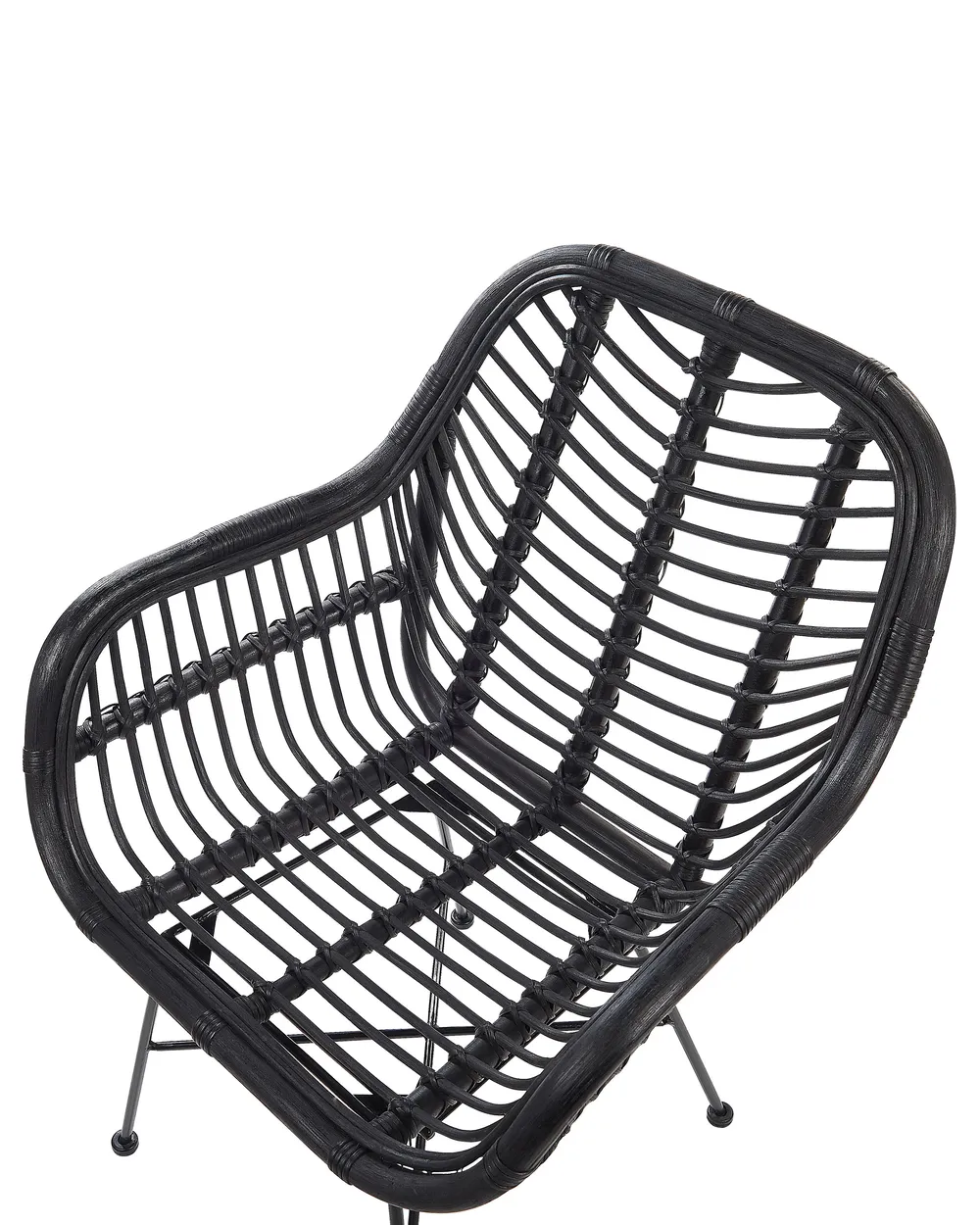 Esszimmerstuhl CANORA Rattan Schwarz_799496