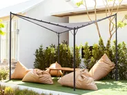 Pavillon AVENTINE 300 cm 300 cm Metall Grau_866398
