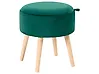 Hocker mit Stauraum NEELY Samtstoff Smaragdgrün
