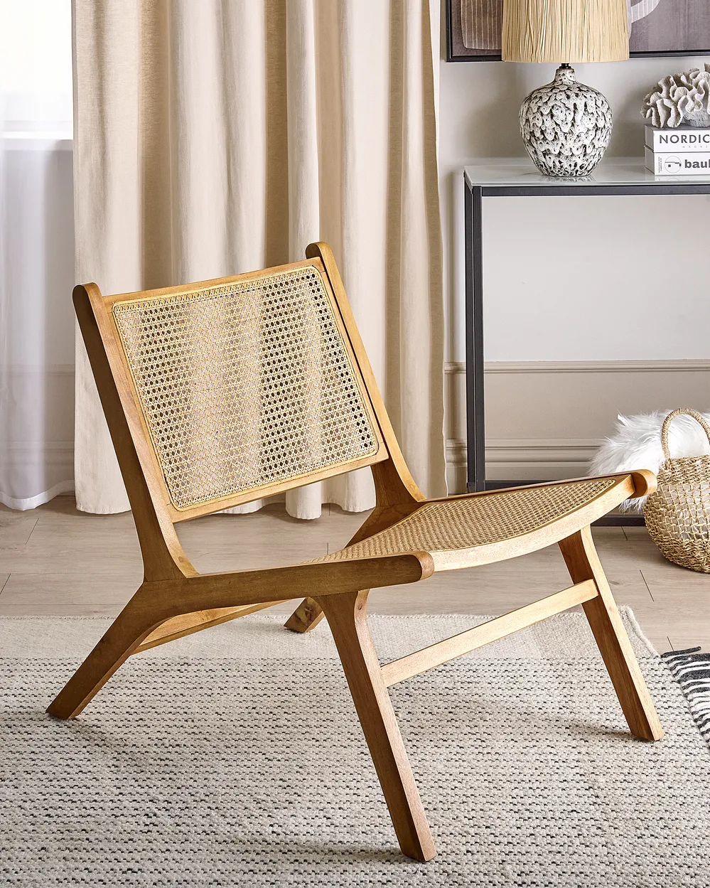 Sessel MIDDLETOWN Mahagoniholz Naturfarben