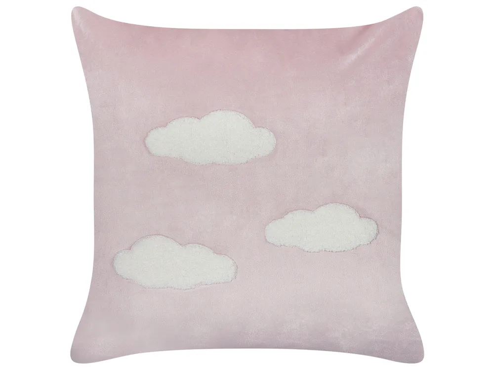 Dekokissen 2er Set IPOMEA Samtstoff 45 x 45 cm Rosa_901945