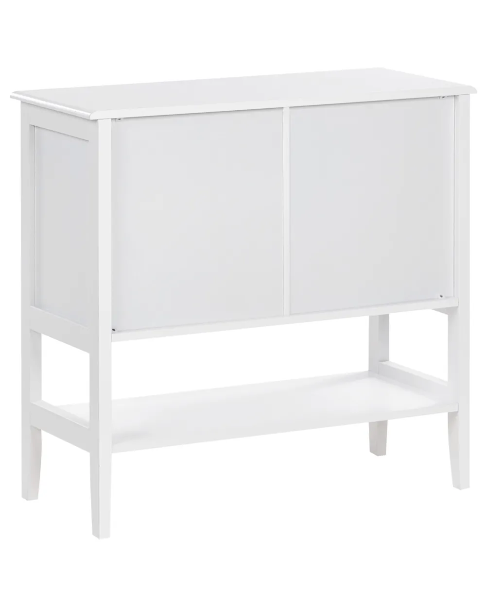 Sideboard mit Glastüren mit Ablage INLET 80 cm Weiß_968077