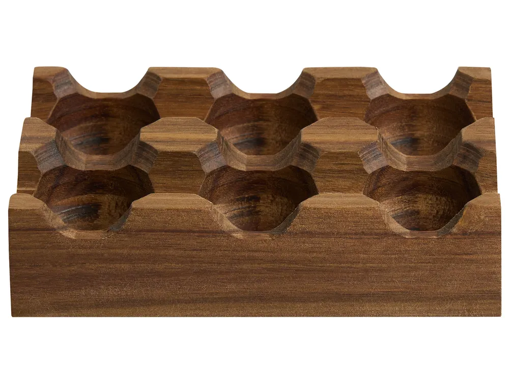 Eier-Servierset 8-teilig FOURNIL Akazienholz Braun_1074634