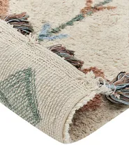 Teppich ESKISEHIR Beige 80 x 150 cm Baumwolle_839653