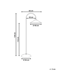 Stehlampe SAVEGRE Metall Silber_1036478