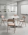 Klappstuhl 4er Set SPARKS Metall Beige