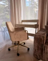 Desk Chair ALTONA Velvet Beige_1175139