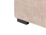 Eckschlafsofa 3-Sitzer EDANE mit Stauraum Stoff Beige linksseitig_1057122