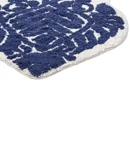 Bath Mat CANBAR Navy Blue 150 x 60 cm Cotton_905468