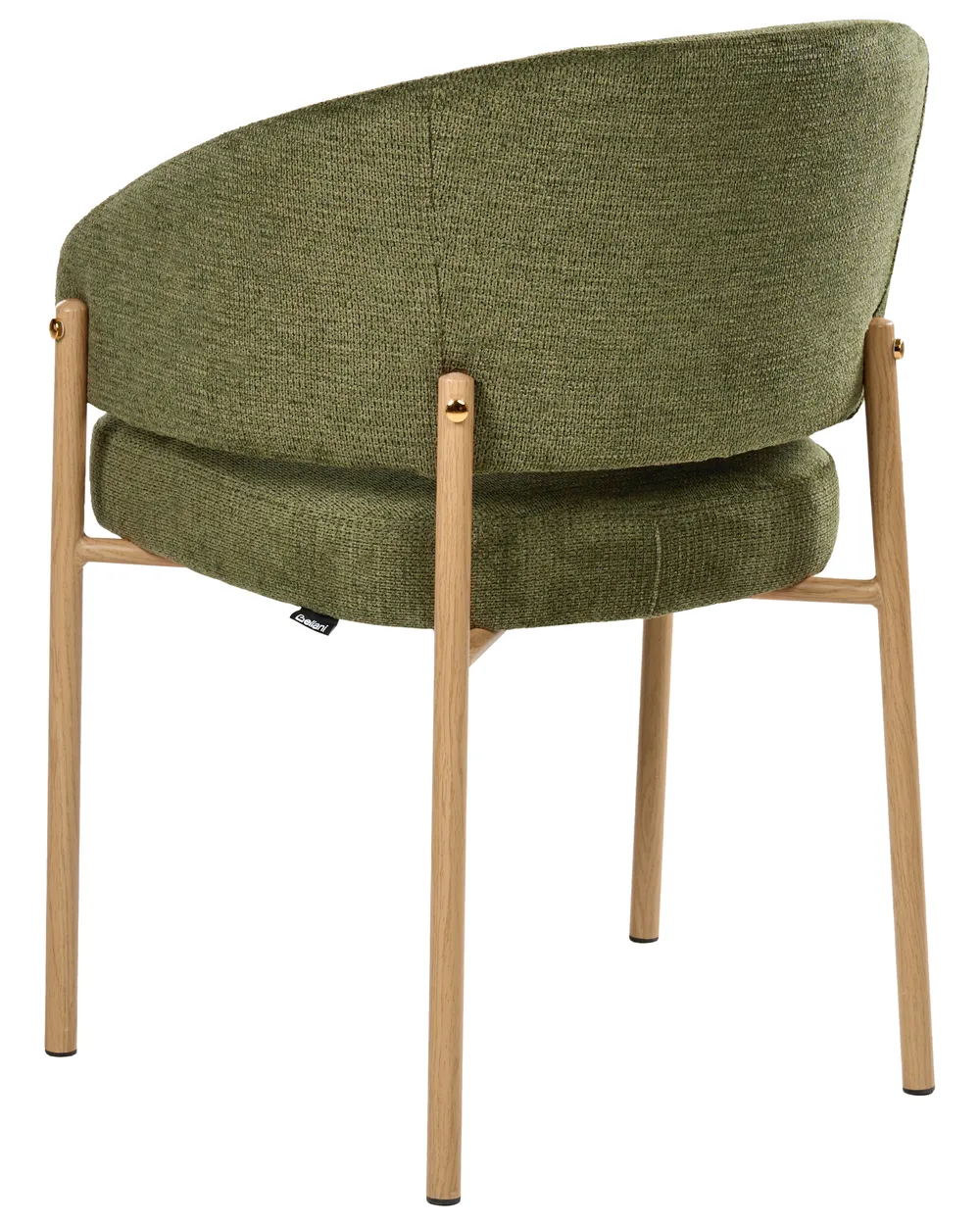 Set van 2 eetkamerstoelen ZANE Stof Groen_1042487
