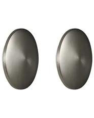 LED Außenwandleuchte 2er Set BUCKIE Silber_1102937