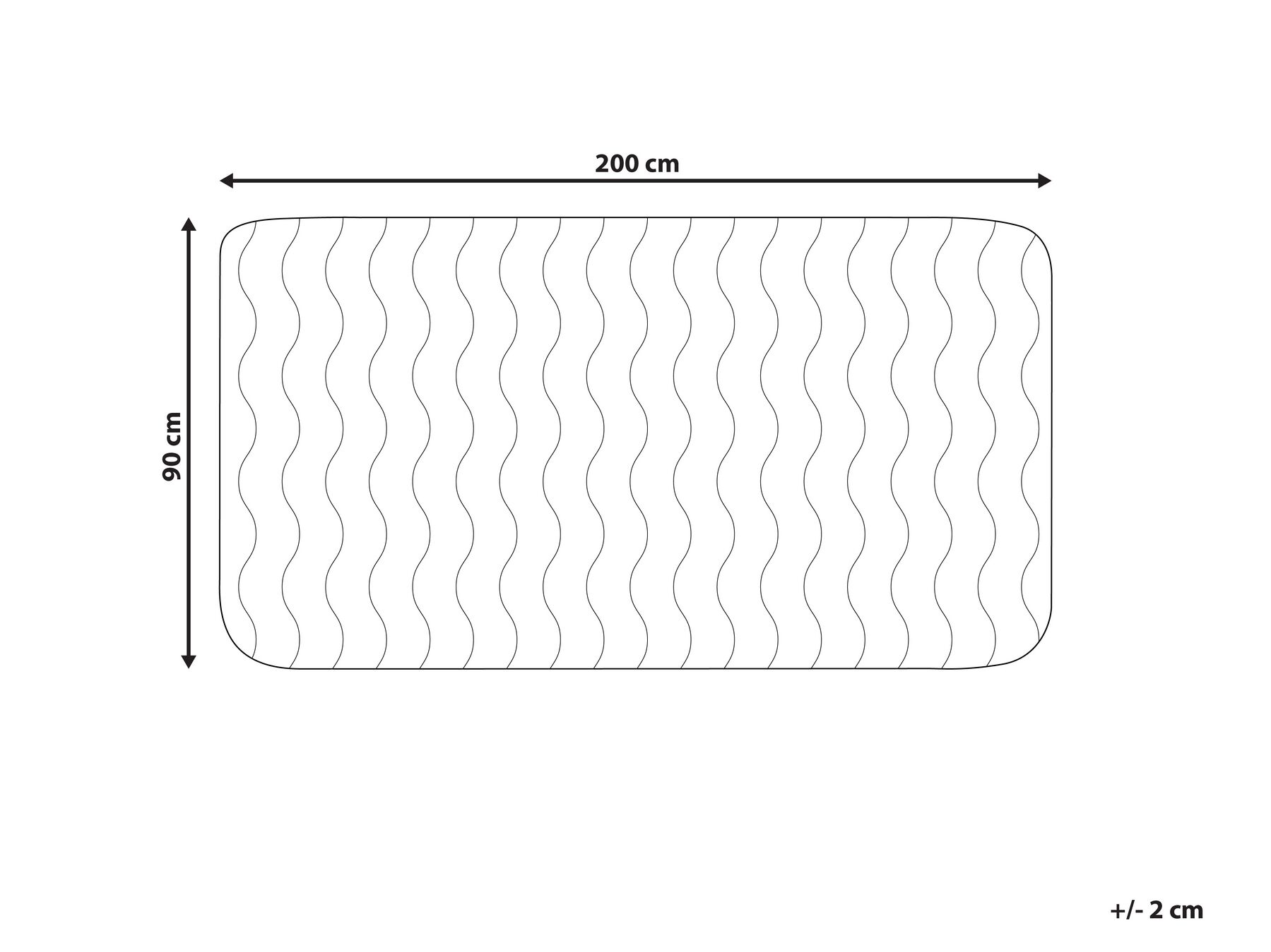 Mikrofaser-Matratzenschoner FRESHGUARD MICRO 90 x 200 cm_878100