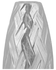 Dekovase ARPAD 33 cm Steinzeug Silber_796318